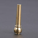 6pcs Guitar Fittings Solid String Pegs Guitar Bridge Pins Pure Copper A