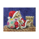 Christmas Cat Diamond Painting Embroidery DIY Paint By Number Kit Wall Decor
