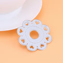 Slide Heart DIY Metal Scrapbook Craft Embroidery Cutting Die
