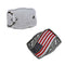 Us Flag With Flower Belt Buckle suitable for 4cm wideth snap on beltB Hn