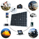 Hot 50W Solar Panel 12V/5V USB Solar Panel Regulator for Car Yacht RV Light