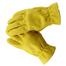 Mens Motorcycle Cowhide Leather Yellow Racing Motorbike Biker Gloves Yellow
