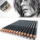 14pcs Art Drawing Pencil Set Sketch HB 2H 4H 6H 12B 10B 8B 7B 6B 5B 4B 3B 2 U8Z2