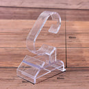 1pc transparent plastic clear jewelry bracelet watch display stand holder  Z