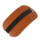 Orange PU Leather Mouse Pouch Case Mice Case Storage Bag for Magic Mouse - OZ