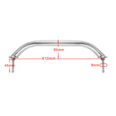 410mm Grab Handle Polished Grip Stainless Steel Handrail for Marine Yachts Sails