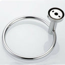Stainless Steel Towel Ring Holder Hanger Chrome Wall Mounted Bathroom Home