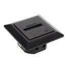 AC 220-240V Square Non-Resettable Quartz Sealed Hour Meter Gauge Black