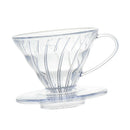 Coffee Filter Holder Stand With 40pcs Paper Cones Pour Over Dripper 1- 2 Cup