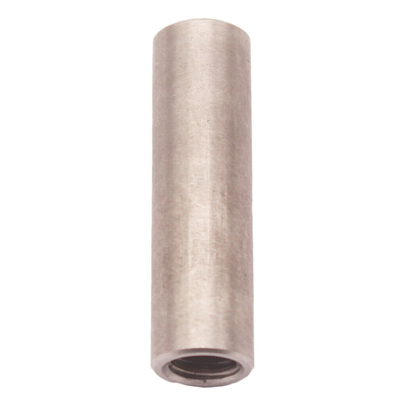 M8x40mm 1.25mm Threaded Rod Stud Round Connector Nut Stainless Steel