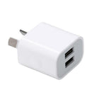 Universal 2 Port USB 5V 2A Wall Home Travel AC Fast Charger Adapter AU Plug