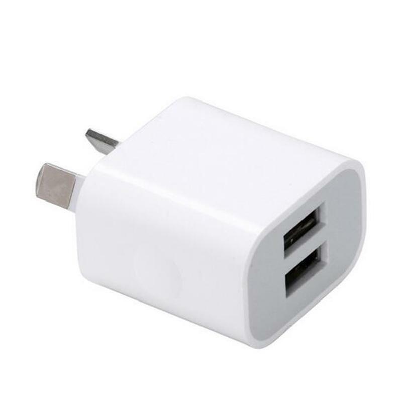 Universal 2 Port USB 5V 2A Wall Home Travel AC Fast Charger Adapter AU Plug