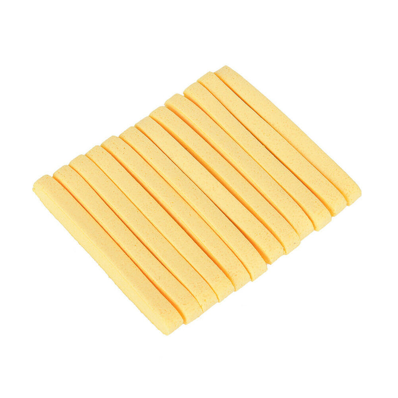 12pcs Compressed Facial Cleaning Wash Puff Sponge Stick Face Cleansing Pad so Kw