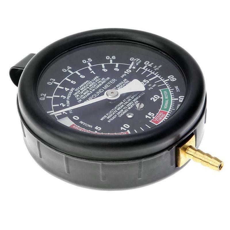 Multifunction Car Engine Vacuum Pressure Gauge Meter For Fuel System Vaccum D2D2