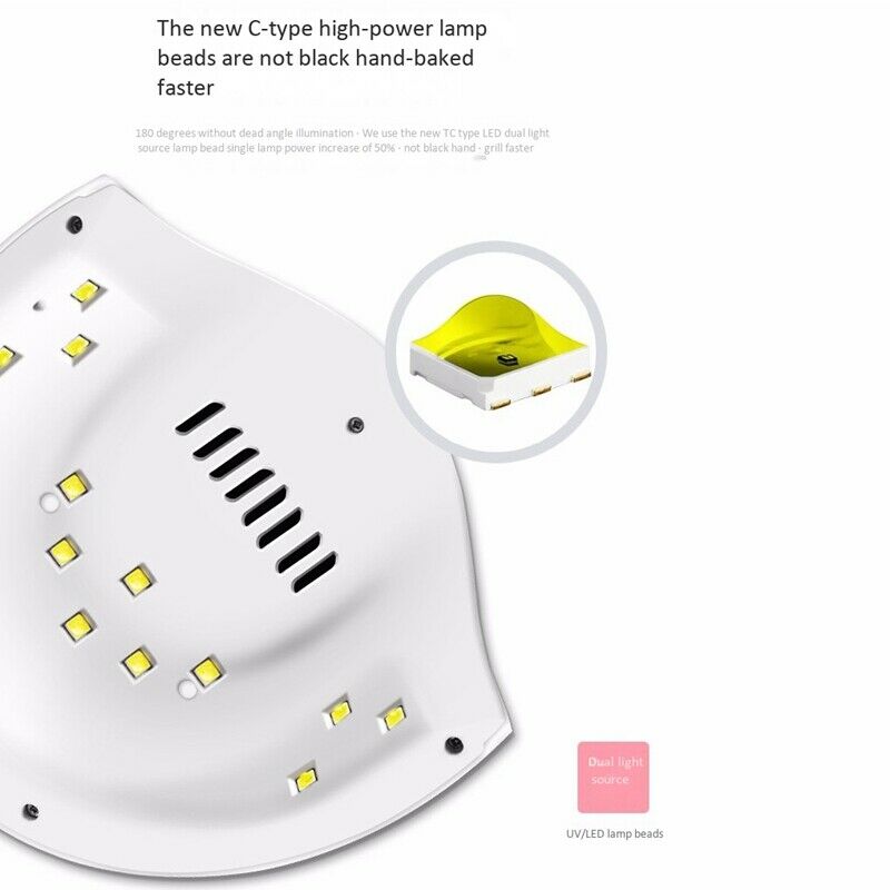 36W Nail Light Uv Gel Light Led Manicure Lamp Nail Dryer Gel Polishing Curi E6T8