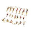 20xModel Trains People Figures Scale Painted Beach Crowd Miniatures HO 1:100