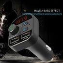 MP3 Player Car Charger Bluetooth 5.0 , Wireless FM Transmitter, Voice Navig