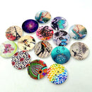200pcs DIY Assorted 2 Holes Wood Buttons for Sewing Scrapbooking Crafts 20mm