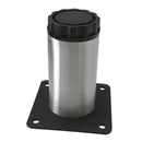 4 Pieces Stainless Steel Adjustable Furniture Legs Round Sofa Feet 50x150mm