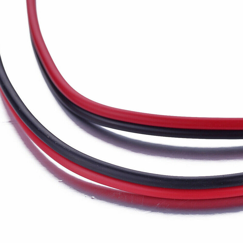 Twin Hook Up Red/ Black 12V DC AWG Car Home Audio Speaker Wire Cable Conductor