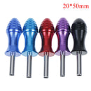 20*50mm Aluminum Alloy Tattoo Machine Gun Fish Grips Tube Tip Back Stem Supplies
