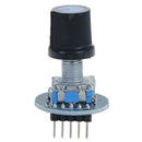 Rotary encoder module brick sensor development audio potentiometer knob cap. Cy