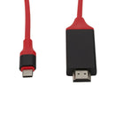 USB-C Type C to HDMI Cable AV TV Adapter USB 3.1 Plug And Play 4K HD Video Nw