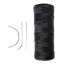 Polyester Hair Track Weft Weaving Sew Decor Thread For Hair Extensions Black