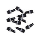 10pcs/lot 5*20mm glass fuse holders 5x20 black insurance tube socket NewSE3c