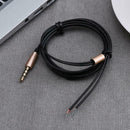 1.25m/4.1ft 3.5mm DIY Earphone Audio Cable Headphone Replacement Cable Line A