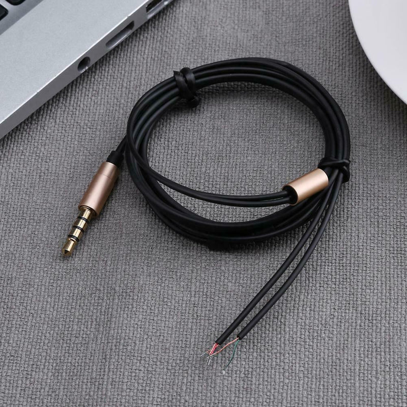 1.25m/4.1ft 3.5mm DIY Earphone Audio Cable Headphone Replacement Cable Line A