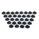 30 Pcs/lot High Quality Simple Pure Black Dart Flights for Outdoor Sports LJ