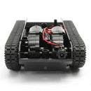Rc Tank Smart Robot Tank Car Chassis Kit Rubber Track Crawler For Arduino 1