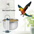 New Hanging Wild Bird Table Feeding Station Hanging Wooden Metal Garden Feed Gw