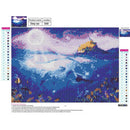 Dolphins Castle 5D DIY Full Drill Diamond Painting Embroidery Cross Stitch