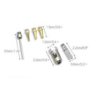 6 Pcs Flame Butane Gas Soldering Tips+Nozzle Butane Gas Solder Tip For Mt-1