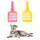 Cat Dog Plastic Litter Tray Scoop Spoon Random Color Waste Poop Shovel Cleaner3C