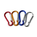 4Pcs 6cm Colorful Carabiner Camp Snap Clip Hook Key Chain Hiking Key Chain