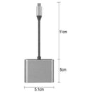 4 in-1 USB C Type-C To HDMI 4K VGA USB3.0 Audio Video Adapter K4U3 Charger I5Q8