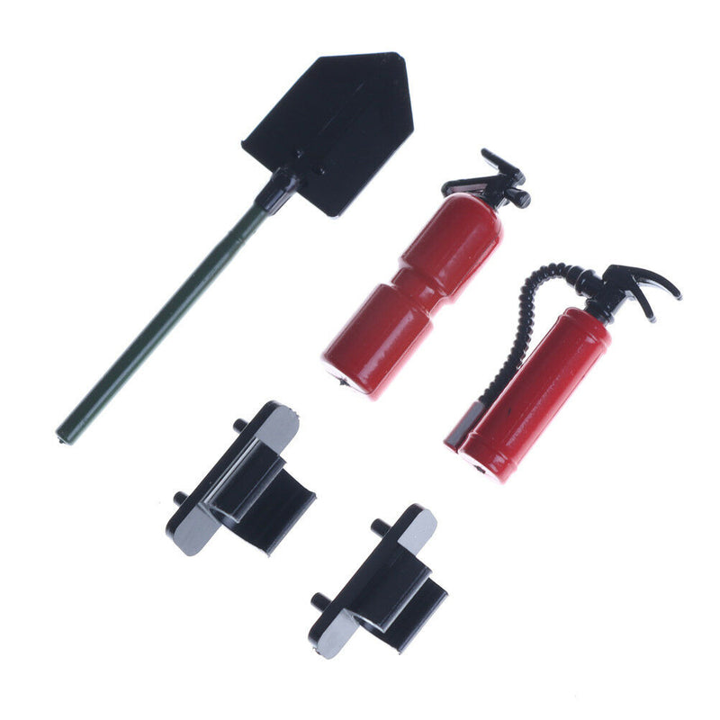 1:10 RC Crawler Parts Fire Extinguisher Spade Tools Kit for Axial SCX10 TAMIYA3C