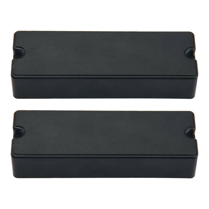 Single Coil Neck And Bridge Pickup Pickup Set For 6 String Bass Guitars, Black