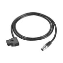 D-Tap Male To (Tinny) MINI XLR 4 Pin Cable Straight Cord 100Cm Cable Length