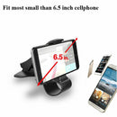 Car clip type 360 degree angle of view mobile phone navigation bracket