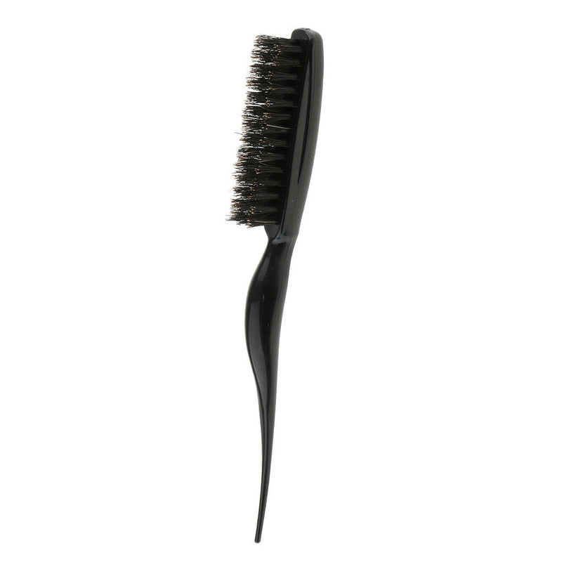 Hairdressing Barber Hairstylist Styling Teasing Nylon Bristle Brush Comb