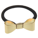 Fashion Polish Metal Bow Tie Hair Band Cuff Wrap Pony Tail Holder Headband