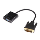 DVI-D Male Analog (24+1) to 15-pin VGA Female Connector Adapter