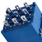 Guitar Effects 3PDT 9-Pin Latching Stomp Pedal Footswitch Foot Switch Blue
