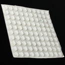100 PCS Self Adhesive Rubber Feet Clear Semicircle Bumpers Door Buffer Pad NEW