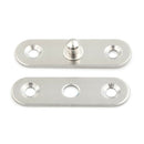 56mm L Hardware Stainless Steel 360 Degree Rotating Door Pivot Hinge ToneRota Kn