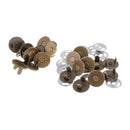 20 Sets Magnetic Snaps Bag Purse Buckle For Clothes DIY Needlework Buttons